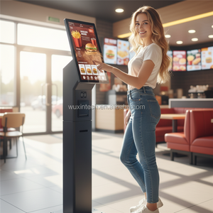 Kiosco de Pago con Pantalla Táctil Todo en <span class=keywords><strong>Uno</strong></span> de 15.6/18.5/21.5/23.8 Pulgadas, Kiosco con Pantalla Táctil Capacitiva y Soporte de Piso - Product Image 3