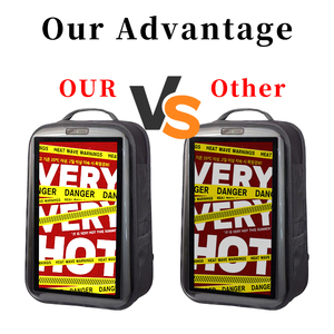 Bán buôn 15.6 inch xách tay Ba lô biển quảng cáo | màn hình quảng cáo di động quảng cáo di động khuyến mãi cho triển lãm - Product Image 4