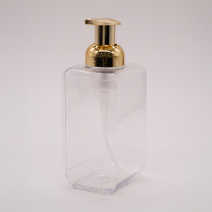 ขวดสเปรย์พลาสติก PET คุณภาพสูง ทรงแบน สำหรับบรรจุสบู่เหลว ขนาด 300 มล./500 มล. ผู้ผลิตขายส่ง รับผลิตแบบ OEM ODM แบรนด์ส่วนตัว - Product Image 3