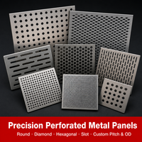 Panneau en tôle perforée sur mesure, estampé avec précision, à trous ronds, diamantés ou hexagonaux, en acier inoxydable SS304 ou aluminium, OEM