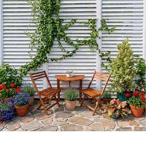 Ensemble de meubles en bois massif en gros : table basse et chaises pour la maison, bar, restaurant, hôtel, café, jardin – Fabriqué au Vietnam - Product Image 1