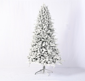 Ourwarm trắng trang trí Cây giáng sinh nhanh chóng thiết lập <span class=keywords><strong>crismas</strong></span> tuyết Pre lit đổ xô cây nhân tạo - Product Image 3