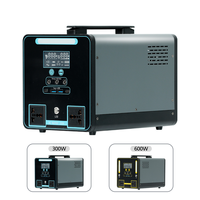 En stock, Onduleur solaire portable d'extérieur transfrontalier 600W grande capacité pour la maison et le camping