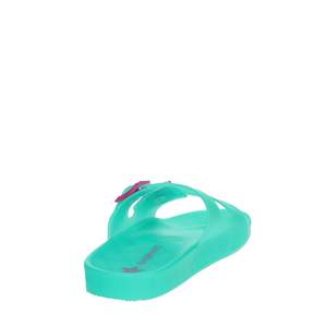 รองเท้าแตะผู้หญิงแบบสวม Art รุ่น SASS240762 สีเขียวอมฟ้า - Product Image 3