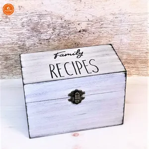 Engraved For Wedding Etched 4x6 Recipe Card Holder Kitchen Gifts Wood Recipe Card Box