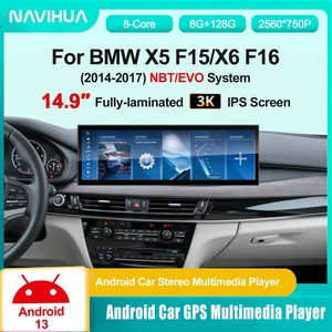 Navihua New Upgrade 14.9'' Touch Screen Android Car Radio Car DVD Player <b>Auto</b> Stereo Head Unit for BMW X5 F15 X6 F16 2014-2017 - Product Image 4