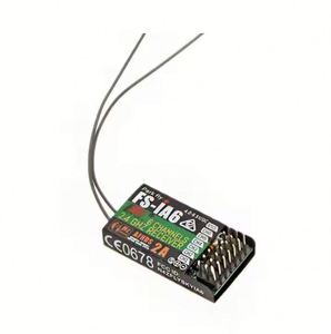 Flysky FS-IA6b 2.4055-2.475GHz 6CH 500kHz แบนด์วิธ4096ระดับจอยสติ๊กควบคุมระยะไกลตัวรับพลาสติก DIY FPV RC - Product Image 4