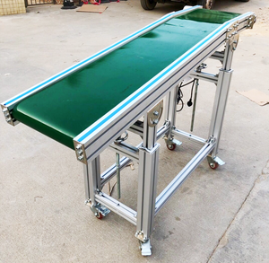 Konveyor sabuk PU putih dalam industri makanan, dengan lebar dan panjang yang disesuaikan, digunakan untuk menyortir buah dan sayuran. - Product Image 3