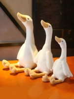 Boneka angsa, mainan bebek, boneka mewah dengan leher panjang Super lembut diisi dengan katun PP untuk menghilangkan stres