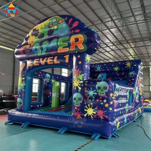 Vente flash Château gonflable extérieur sur le thème du niveau 1 des joueurs Château gonflable en PVC pour enfants pour aire de jeux - Product Image 5