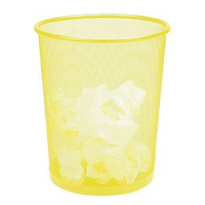 Petite poubelle en métal, corbeille à papier, bac à déchets de bureau, corbeille à ordures en fil métallique - Product Image 5