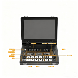 Commutateur vidéo SDI 5 canaux, Movmagic MF10S, entrée 4K60P, contrôle multi-caméras PTZ, commutateur de diffusion professionnel - Product Image 6