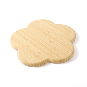 Bamboo flower-shaped <b>tray</b>, solid wood <b>tea</b> <b>tray</b>, snack <b>tray</b>, peach blossom <b>tray</b>, fruit <b>tray</b>, certified bamboo plum blossom <b>tray</b> - Product Image 3