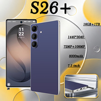 Smartphone S26 Ultra 5G, Batería de 8000mAh, Cámara de 108MP, Android 15, Doble SIM, AMOLED 90Hz, Deca Core, Pantalla >7'', Desbloqueado, Venta al Por Mayor