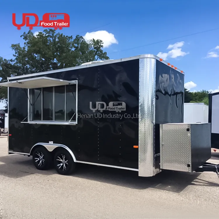 Mobiele Voedsel Karren Kleine Business Restauratierijtuig Voedsel Trailer Voor Usa Leveranciers Ijs Winkelwagen Hotdog Voedsel Vrachtwagen