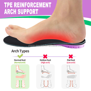SINCE מותאם אישית רגל שטוחה מדרס נעל אורטופדי נוחות רכה בולם זעזועים קשת תמיכת tpe ג'ל מדרסים אורתוטיים - Product Image 6