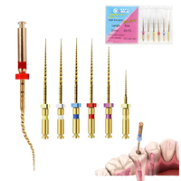 Limes endodontiques manuelles en acier pour traitement des canaux radiculaires