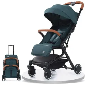 One button fold baby strollers with shock absorption wheels suitable for child from 0-36 months