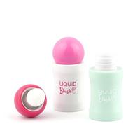 Tube de blush liquide rond et cintré, contenant en plastique de 7 ml, adapté au gloss ou au blush, disponible en gros