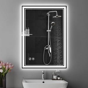 <span class=keywords><strong>Miroir</strong></span> mural moderne contemporain avec éclairage, grand <span class=keywords><strong>miroir</strong></span> avec lumière Espejo pour appartement, hôtel, <span class=keywords><strong>miroir</strong></span> intelligent carré, salle de bain, <span class=keywords><strong>miroir</strong></span> LED - Product Image 2