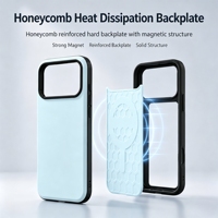 Étui de téléphone hybride 2 en 1 TPU + PC antichoc avec texture nid d'abeille, accessoires pour téléphone portable en gros