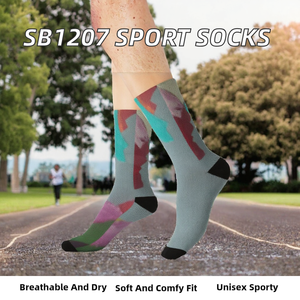 Chaussettes unisexes, respirantes, extensibles, tricotées, décontractées, sportives, douces et confortables pour un usage quotidien - Product Image 2