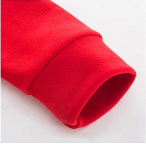 कस्टम हेवीवेट पॉलिएस्टर/कपास पल्लोवर हुडी स्ट्रीटवियर के साथ कढ़ाई तकनीकी ठोस पैटर्न बोक्सी फिट हूडेड कॉलर - Product Image 4