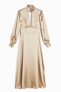 All'ingrosso abiti da <span class=keywords><strong>donna</strong></span> elegante <span class=keywords><strong>abito</strong></span> di raso manica lunga di lusso <span class=keywords><strong>oro</strong></span> abiti da notte in seta per <span class=keywords><strong>donna</strong></span> - Product Image 3