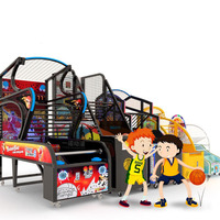 Machine de jeu d'arcade de machines de tir de basket-ball à pièces pour enfants