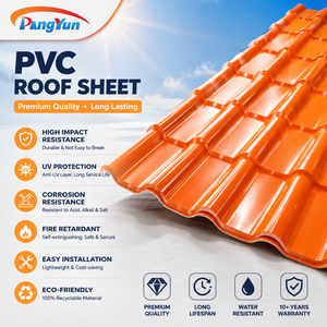 Láminas de Techo Corrugadas de Resina Sintética de PVC Estilo Español R1050, Color Terracota Mate, Resistentes al Fuego, al Viento y al Calor para <span class=keywords><strong>el</strong></span> Hogar - Product Image 6