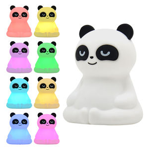 Nueva Máquina Multifuncional de Entrenamiento Respiratorio, Calma la Mente, Alivia el Estrés y la <span class=keywords><strong>Ansiedad</strong></span>, Luz Nocturna de Silicona con Forma de Panda para Niños y Adultos - Product Image 1