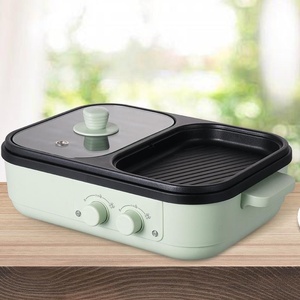 Grill électrique tout-en-un pour friture et grillades, compatible avec les normes américaines, européennes, australiennes et britanniques, pour le commerce transfrontalier. - Product Image 3