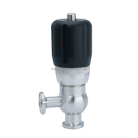 Vanne de sécurité sanitaire à ressort en acier inoxydable de qualité alimentaire 304 316L, mini 1/2'' 3/4''