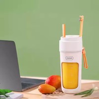 ZhenMi J5 Draagbare Elektrische Sapcentrifuge op Batterijen 340ml Persoonlijke Blender 10 Bladen Smoothie Maker Huishoudelijk USB Oplaadbaar