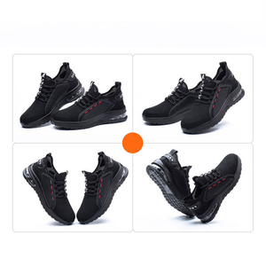 Puncture Proof Anti-slip Safety Shoe Casual <strong>Trainers</strong> Men's Safety Shoe Fly Knit EN Steel Toe Non-slip Men's <strong>Work</strong> Shoes - Product Image 5