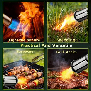 Antorcha de Propano para Cocina, Encendedor de Carbón para Fogatas, Antorcha para Parrilla con Encendedor y Llama Ajustable para Cocinar - Product Image 6