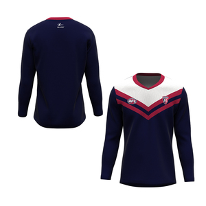 Maillots de football australiens personnalisés, conception d'équipe OEM, impression par transfert thermique, polyester/coton, maillot AFL unisexe pour adultes, taille plus - Product Image 6