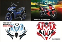 Accessoires de moto pour l'extérieur complet du véhicule NVX V2 NMAX PCX RSX150 VARIO150, pièces en plastique, coque extérieure, garde-boue
