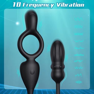男士肛交玩具新款前列腺按摩器，带g点振动无线遥控公鸡戒指，适用于情侣和同性恋情侣 - Product Image 5