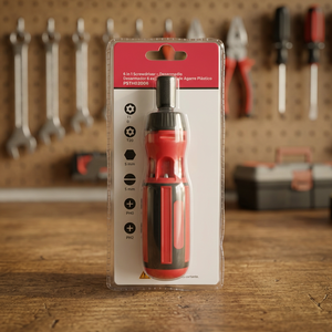 Lixin Tools 6 In 1 <b>Screwdriver</b> Plastic Handle T10 T20 5mm Ph0 Ph2 Magnetic Bit Set For Diy Repair - Product Image 3