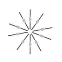 Tiges de liaison filetées pour avions RC, 2 mm, 3 mm, 40 mm à 120 mm, pièces de commande servo pour l'assemblage DIY de modèles d'avions