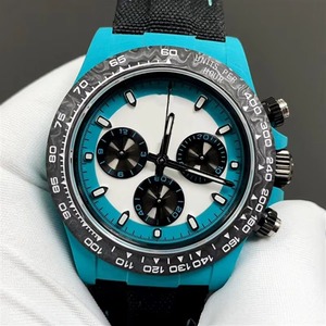 Reloj de Hombre de Diseño Elegante y Lujoso, Fibra de Carbono, Luminoso, 40 mm, Alta Calidad, Mecánico Automático - Product Image 1