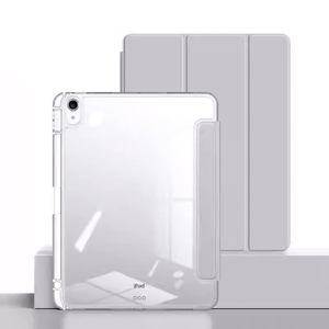 Étui de protection pliable triple à double affichage pour <span class=keywords><strong>tablette</strong></span>, compatible avec la charge de l'Apple Pencil <span class=keywords><strong>2</strong></span>, anti-chute aux quatre coins, en TPU+PC pour <span class=keywords><strong>iPad</strong></span> <span class=keywords><strong>Air</strong></span> 13 M3 - Product Image 3
