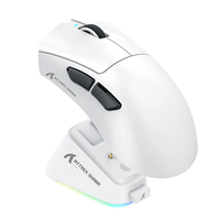 Nouvelle arrivée, souris de jeu Attack Shark V3 PRO PAW3311 25000 DPI ultra-légère, trois modes, avec station de charge, 65g ultralégère