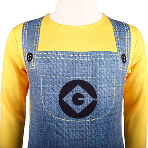 Disfraz de Minion para Niños, Conjunto Completo Unisex de Poliéster con Mono y Gafas Protectoras - Product Image 2