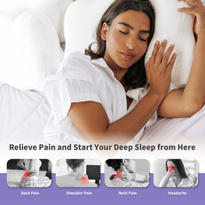 <span class=keywords><strong>Almohada</strong></span> Rina Cloud Pillow 3D Egg Sleeper de Espuma Viscoelástica para Alivio del Dolor Cervical, Soporte Completo para el Sueño, Certificación Oeko-Tex - Product Image 2
