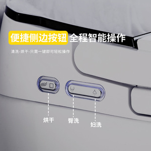 โถสุขภัณฑ์อัจฉริยะพร้อมระบบอัตโนมัติ แบบตั้งพื้น ระบบไซฟอน ความจุ 4.5 ลิตร สำหรับใช้ในบ้าน - Product Image 2