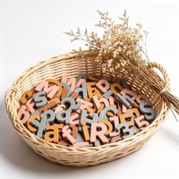 Ensemble d'aimants ABC esthétiques et colorés de qualité supérieure, aimants alphabet majuscules et minuscules pour réfrigérateur, tableau blanc, apprentissage à domicile