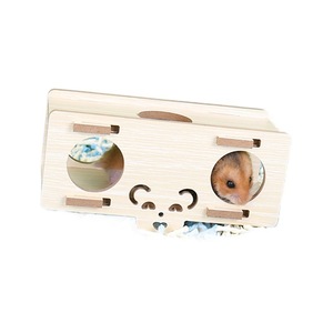Tunnel modulaire en bois pour hamsters Crown Asia, abri pour petits animaux - Product Image 2