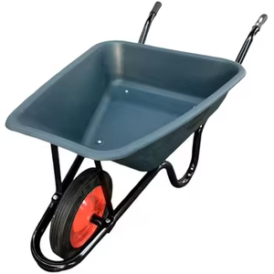 Carriola Elettrica in Plastica per Lavori Pesanti, Capacità di Carico 100kg, Ruote Solide per Cantieri Edili - Product Image 3